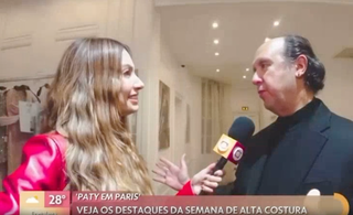 On TV Globo: The Red Duster in Paris During Couture Week