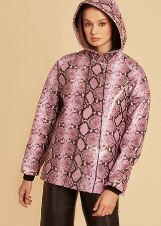 Embossed Python Hoodie