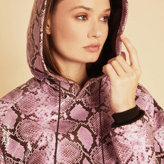 Embossed Python Hoodie